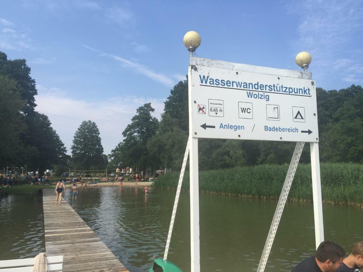 Ferienwohnung Vor Den Toren Berlins Heidesee Exterior foto